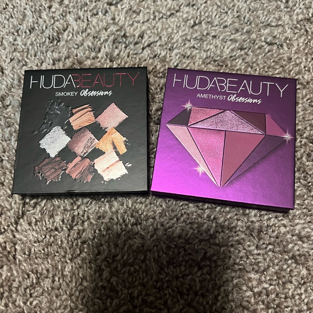 Huda Obsessions Palettes- Smokey Obsessions and Amethyst Obsessions